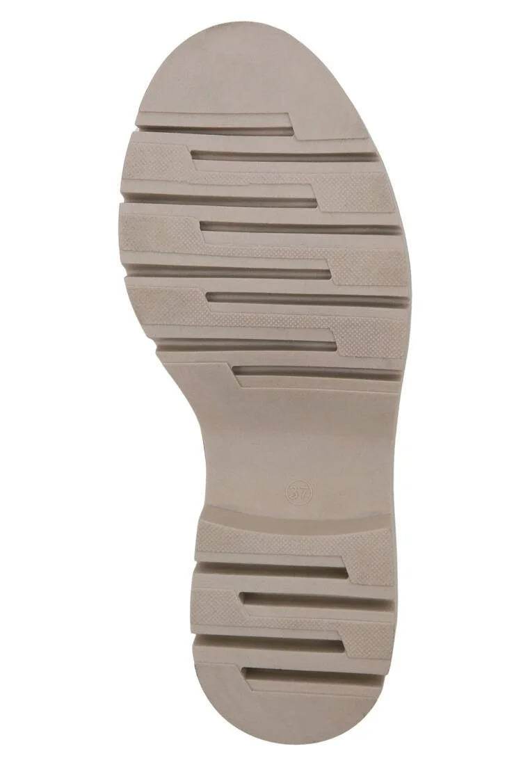 Femme Vegan Brun Mocassins - Family Time Motif