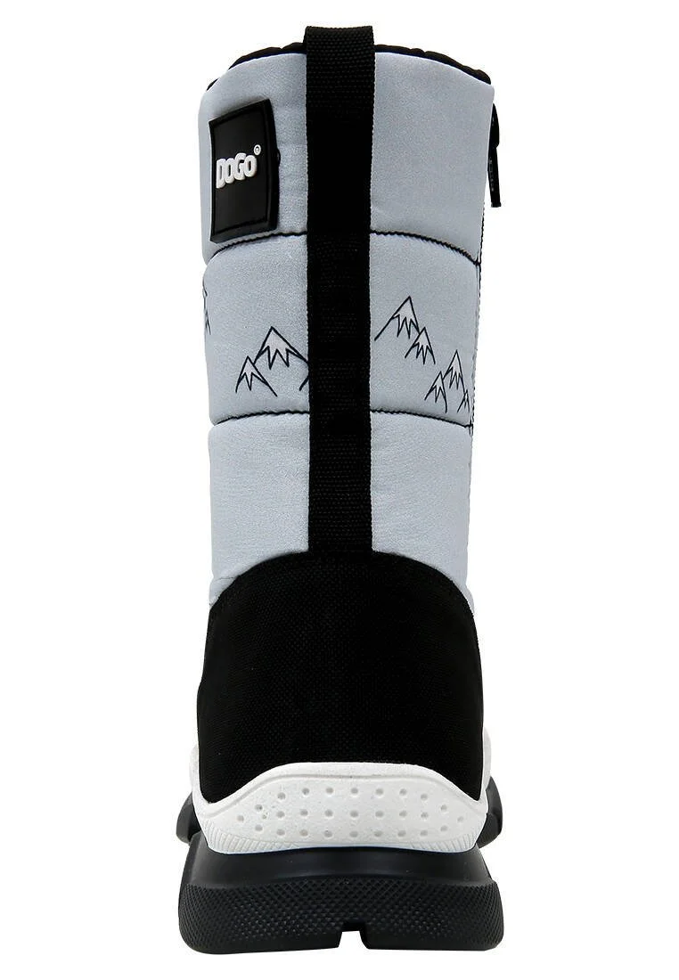 Femme Vegan Gris Bottes de Neige - Warner Bros Looney Tunes Ski Club Motif Femme Vegan Gris Bottes de Neige - Warner Bros Looney Tunes Ski Club Motif