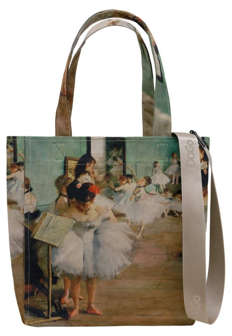 Femme Vegan Multicolore Large Tote Bag - La Classe de Danse Motif
