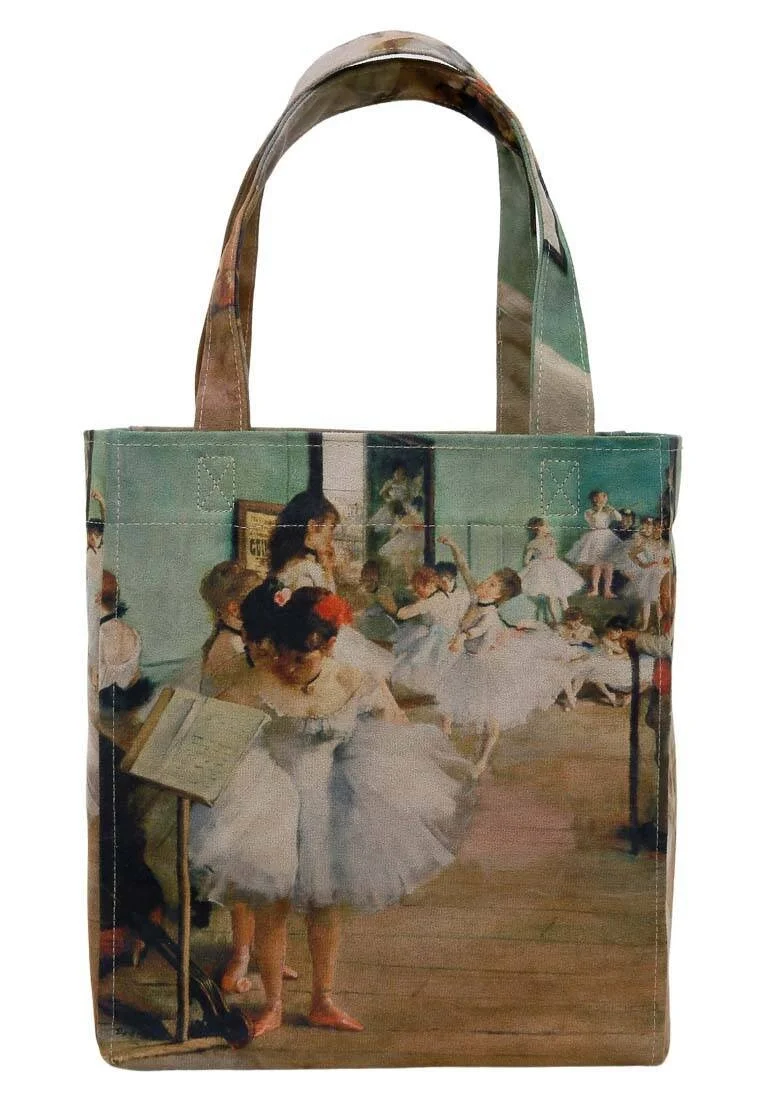 Femme Vegan Multicolore Large Tote Bag - La Classe de Danse Motif