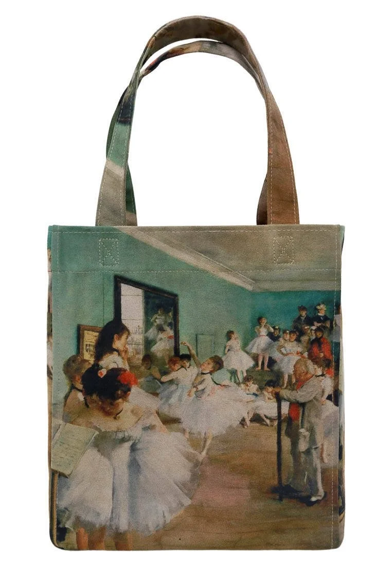 Femme Vegan Multicolore Large Tote Bag - La Classe de Danse Motif