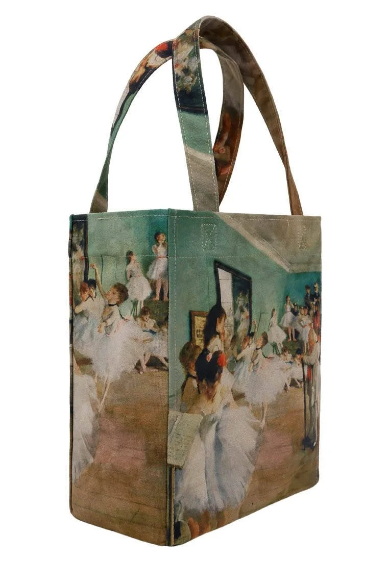 Femme Vegan Multicolore Large Tote Bag - La Classe de Danse Motif