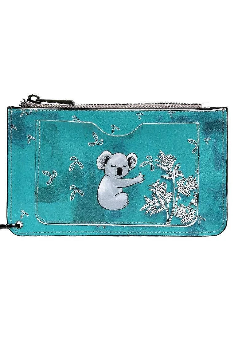 Femme Vert Portefeuille - Koala Hug Motif