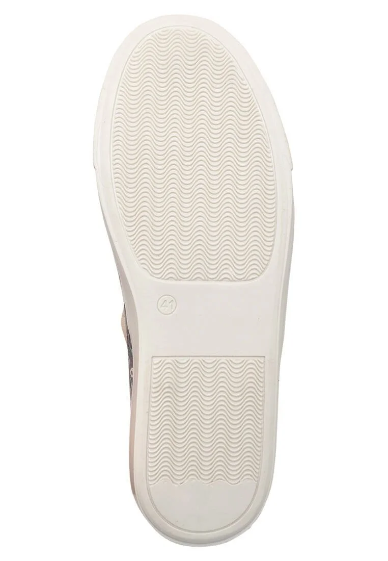 Homme Cuir Vegan Multicolore Baskets à Enfiler - Game Over Princess Motif