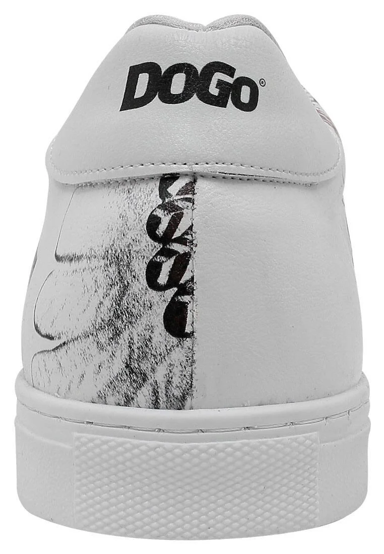 Homme Cuir Vegan Blanc Baskets - Equal Motif