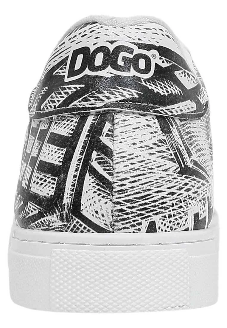 Homme Cuir Vegan Blanc Baskets - No Limits Motif