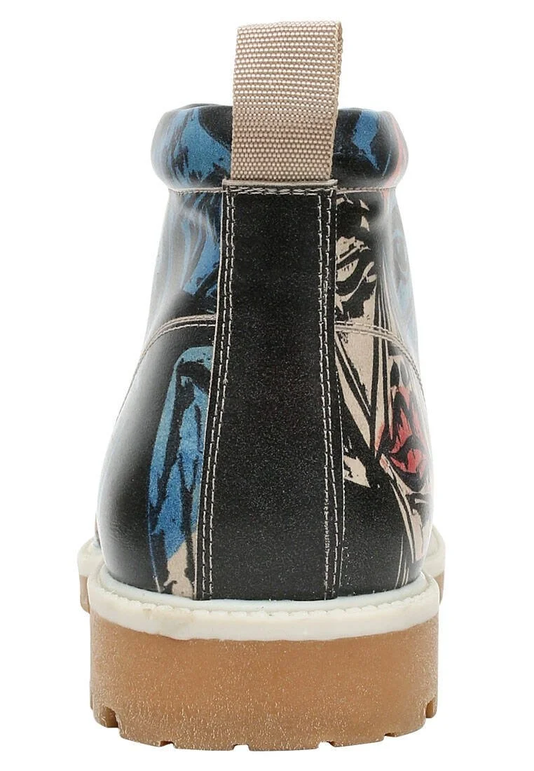Homme Cuir Vegan Multicolore Bottines - Eternal Motif