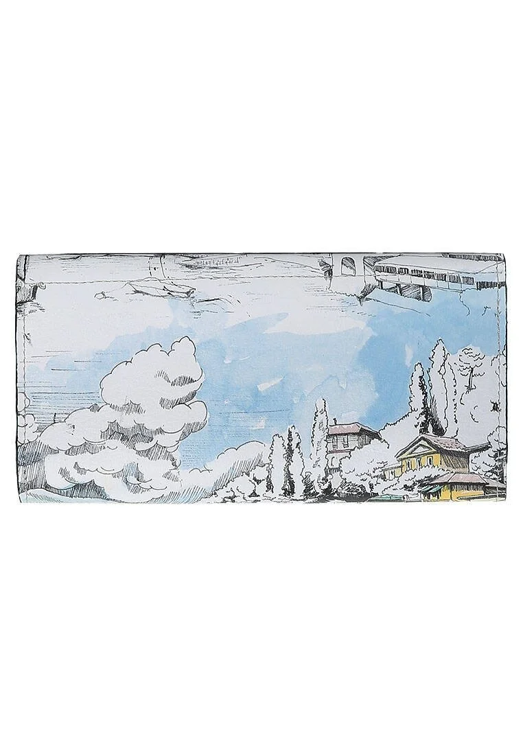 Kadın Çok Renkli Cüzdan - Lago di Como Tasarım