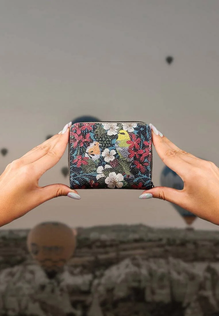 Kadın Çok Renkli Cüzdan - Fly Anywhere Tasarım