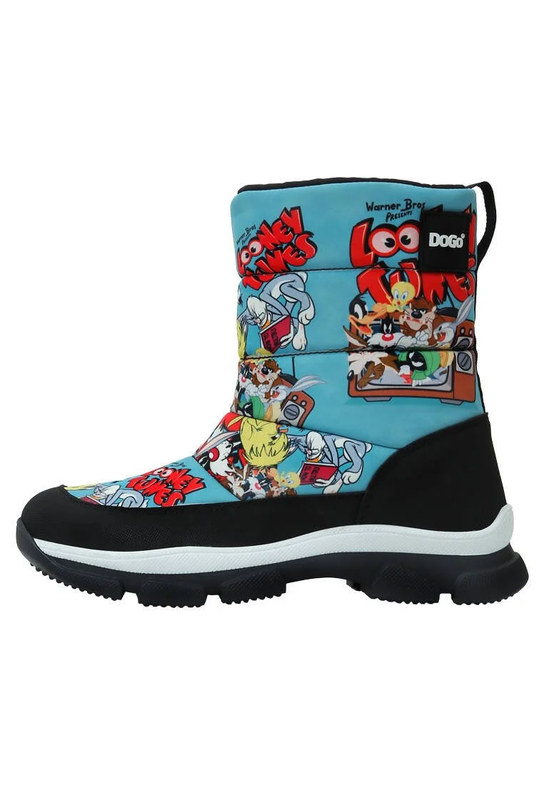 Kadın Vegan Çok Renkli Kar Botu - Warner Bros Looney Tunes The Toon Parade Tasarım