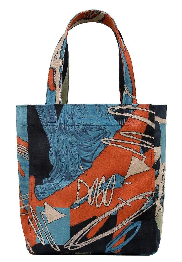 Kadın Vegan Çok Renkli Large Tote Bag - The Youth of Dogo Tasarım
