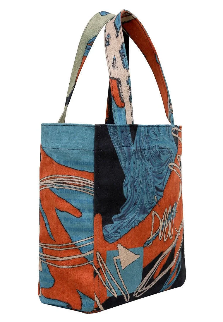 Kadın Vegan Çok Renkli Large Tote Bag - The Youth of Dogo Tasarım