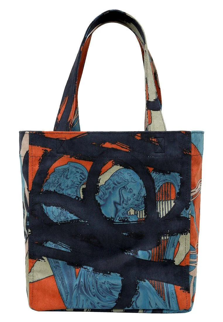 Kadın Vegan Çok Renkli Large Tote Bag - The Youth of Dogo Tasarım