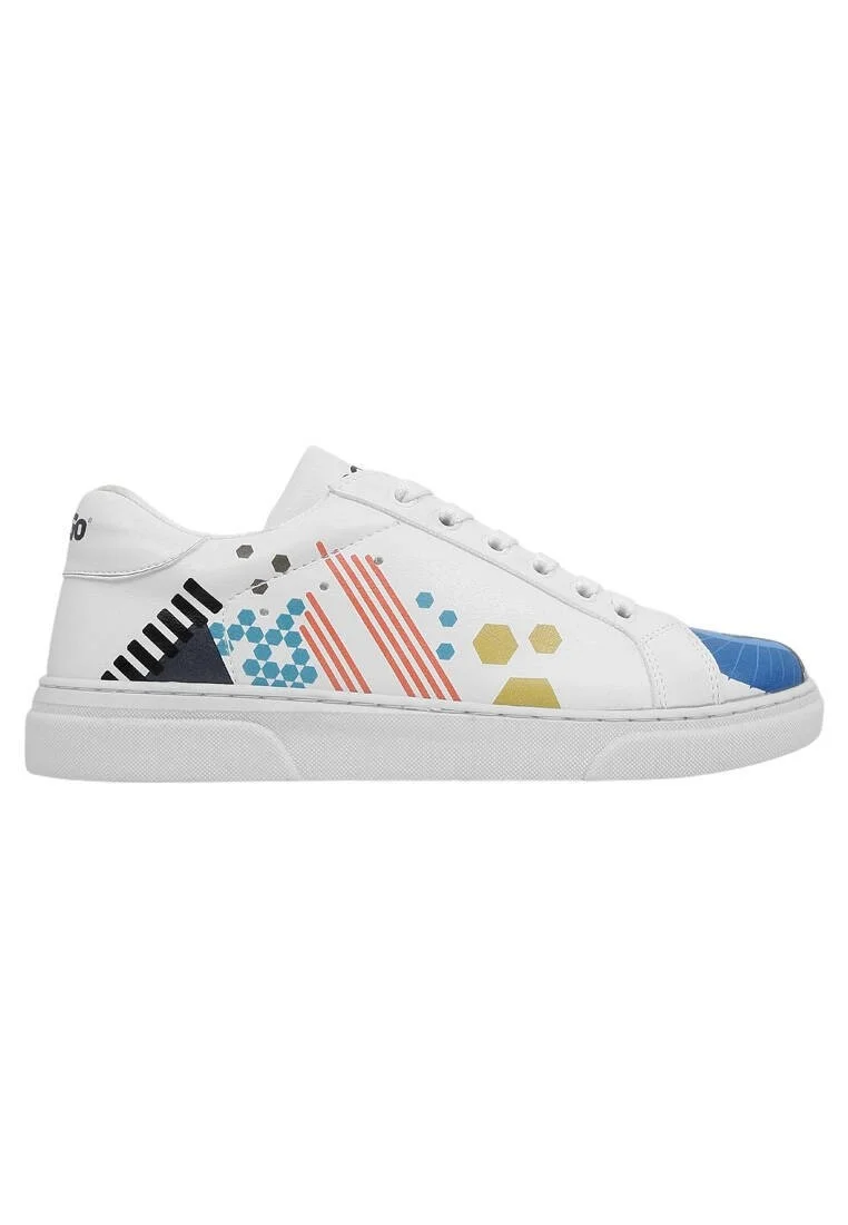 Kadın Vegan Deri Beyaz Sneakers - Bring Your Colours to Life Tasarım