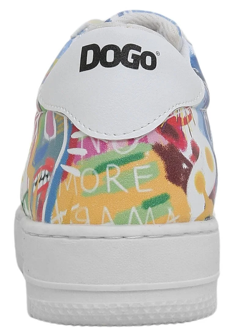 Kadın Vegan Deri Beyaz Sneakers - No More Drama Tasarım