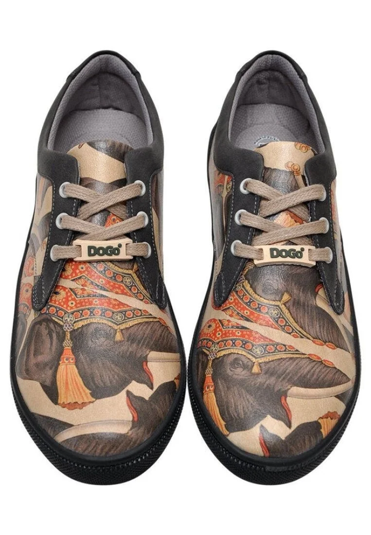 Kadın Vegan Deri Çok Renkli Sneakers - Elephant Tasarım
