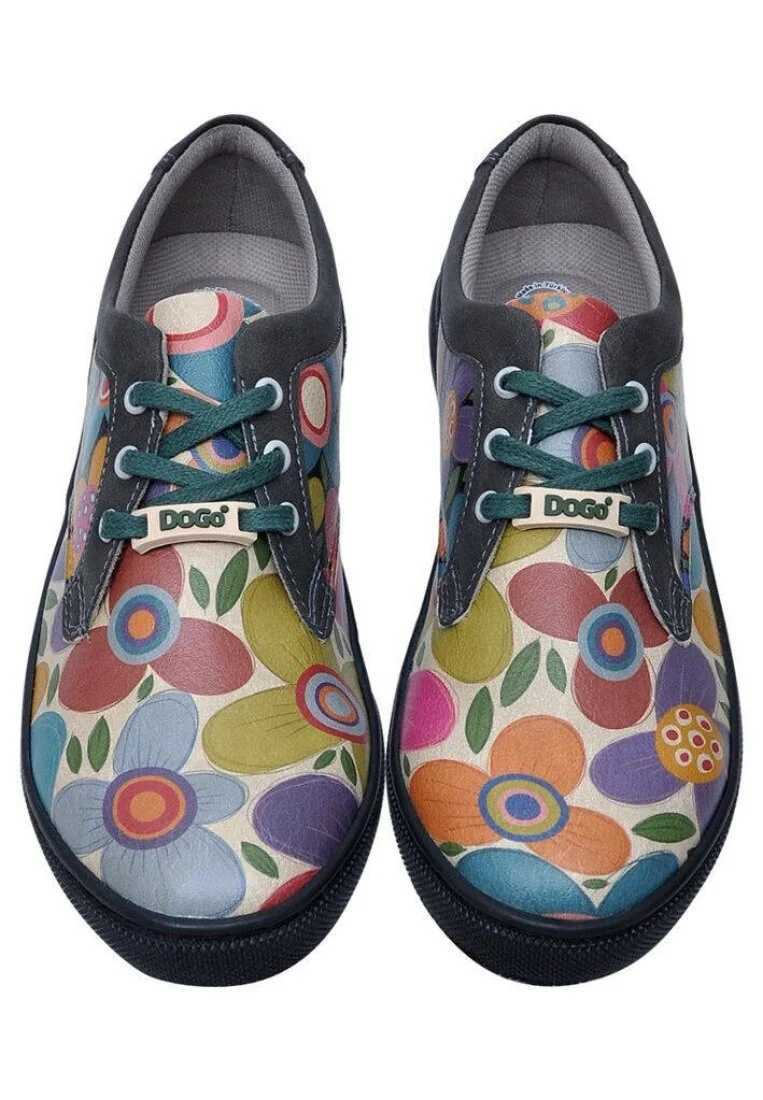 Kadın Vegan Deri Çok Renkli Sneakers - Spring Drops Tasarım