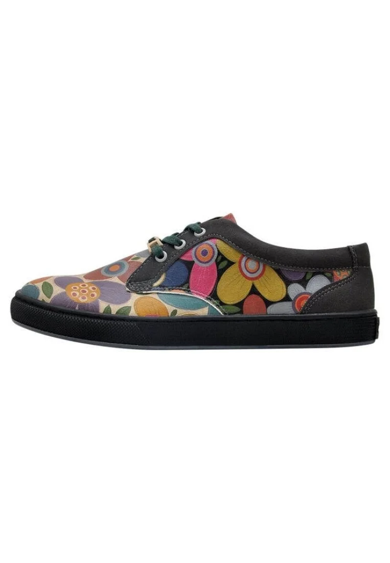 Kadın Vegan Deri Çok Renkli Sneakers - Spring Drops Tasarım