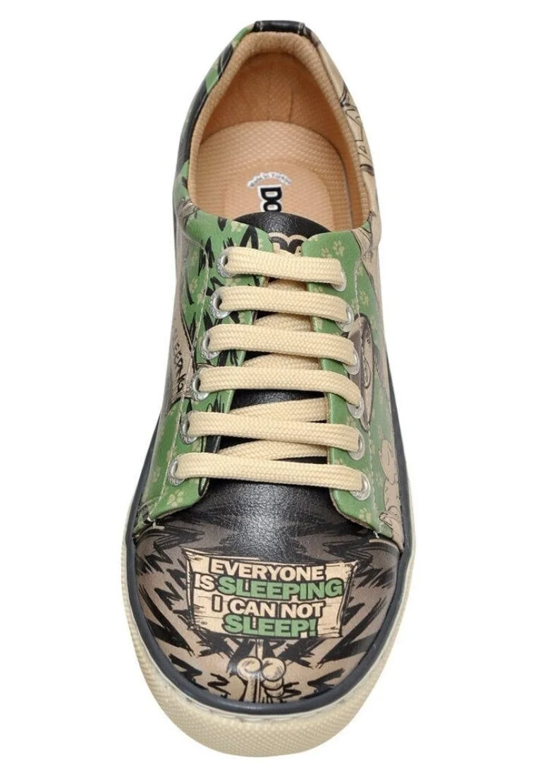 Kadın Vegan Deri Çok Renkli Sneakers - Cannot Sleep Tasarım