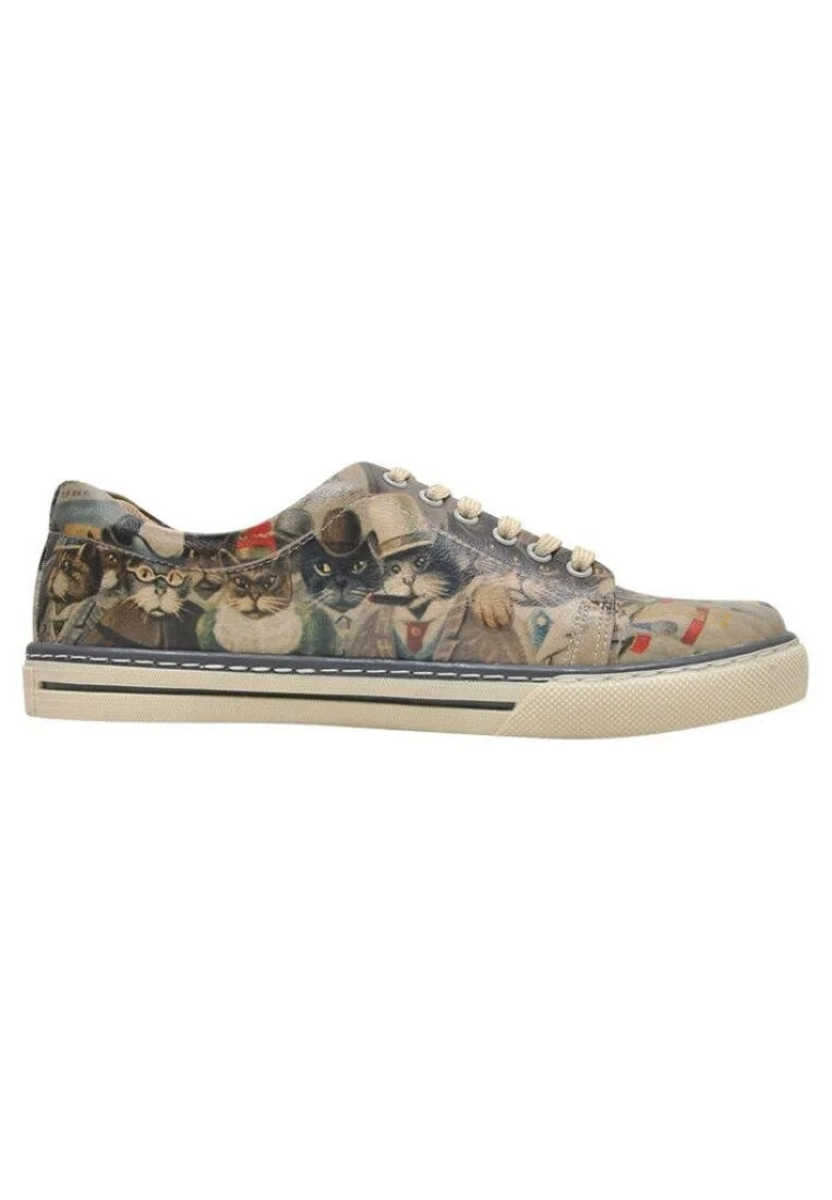 Kadın Vegan Deri Çok Renkli Sneakers - Fiesta Tasarım