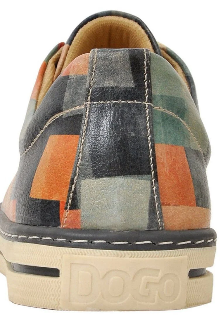 Kadın Vegan Deri Çok Renkli Sneakers - Life is Short Tasarım