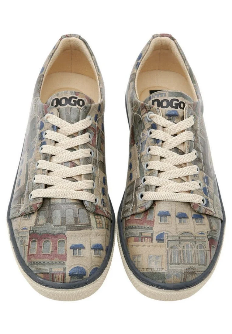 Kadın Vegan Deri Çok Renkli Sneakers - Frame of Mind Tasarım