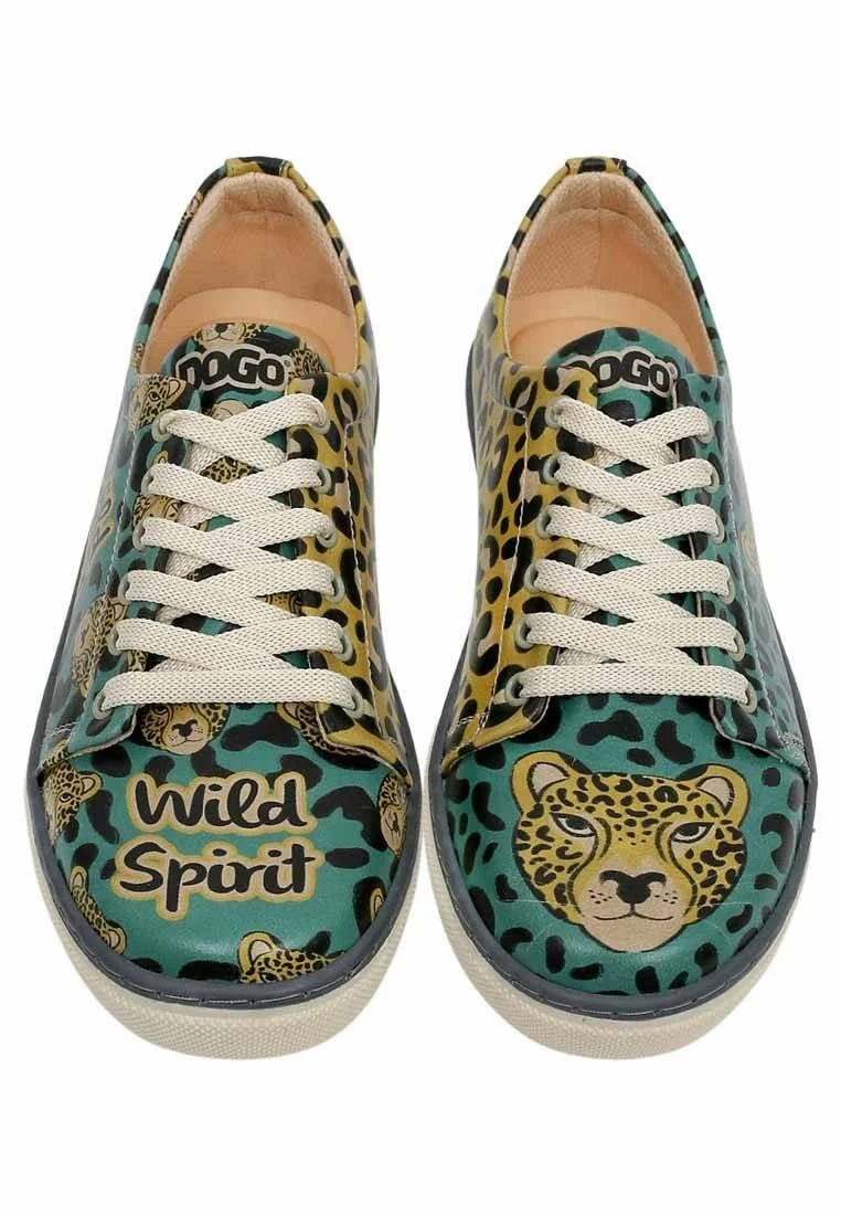 Kadın Vegan Deri Çok Renkli Günlük Sneakers - Wild Spirit Tasarım
