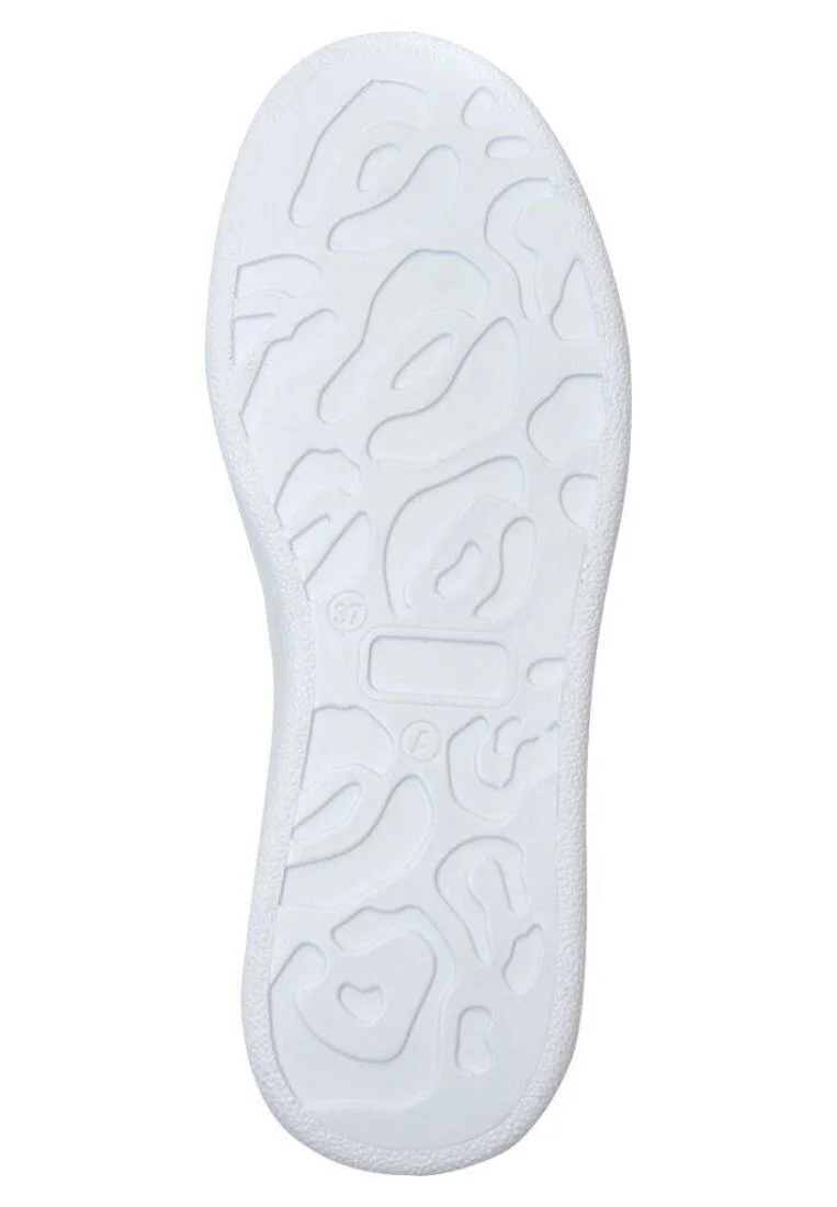Kadın Vegan Deri Sarı Sneakers - Blue Tasarım