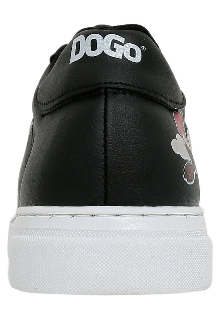 Kadın Vegan Deri Siyah Sneakers - Warner Bros Friends Till Eternity Harry Potter Tasarım