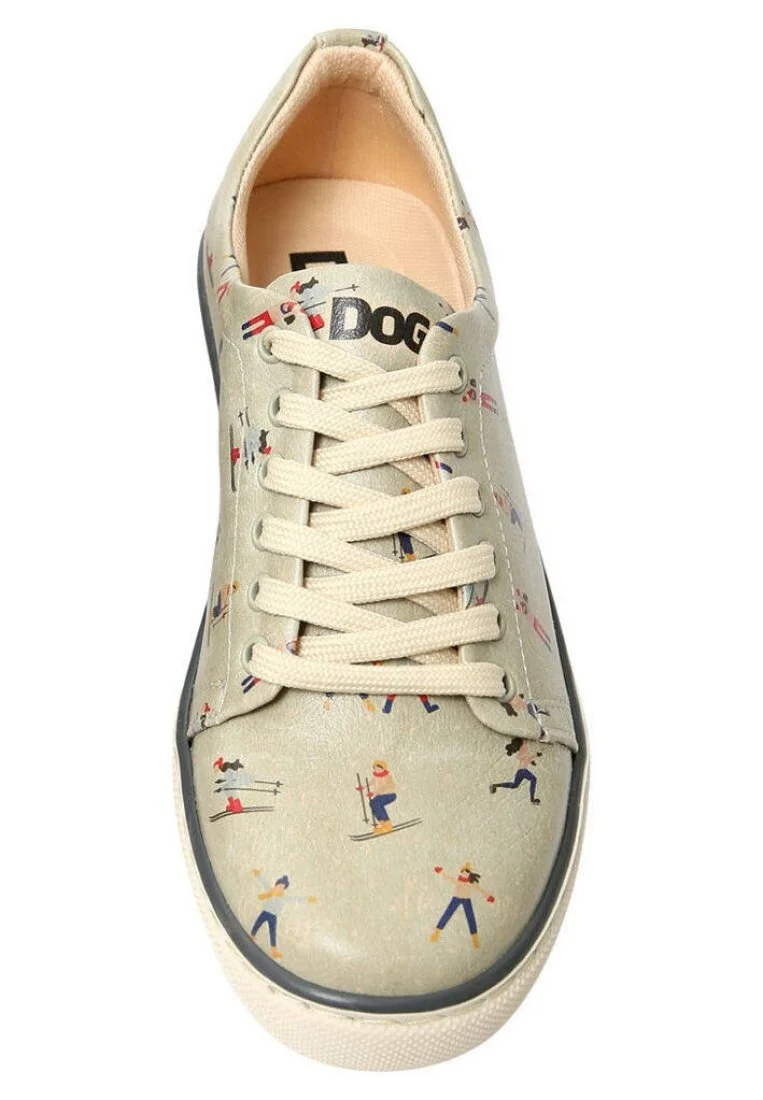 Kadın Vegan Deri Yeşil Sneakers - Winter People Tasarım