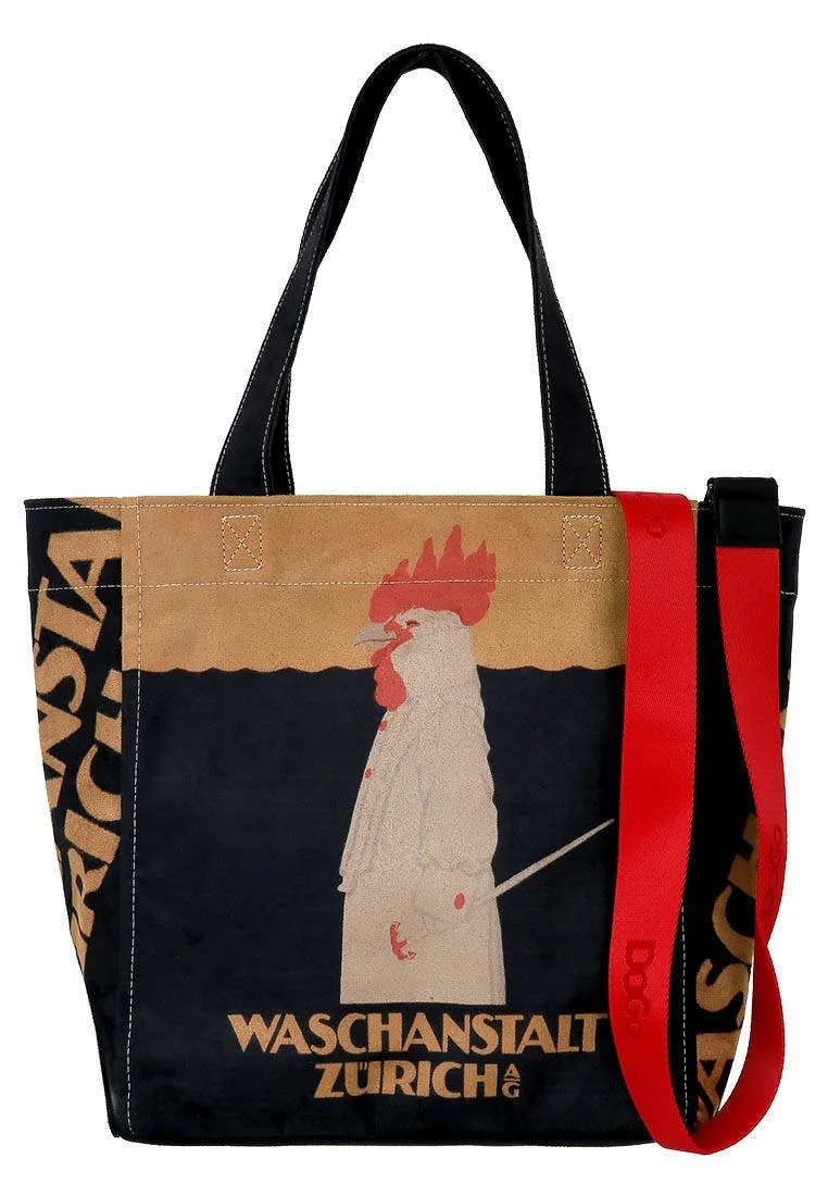 Kadın Vegan Deri Siyah Large Tote Bag - Outfit of The Day Tasarım