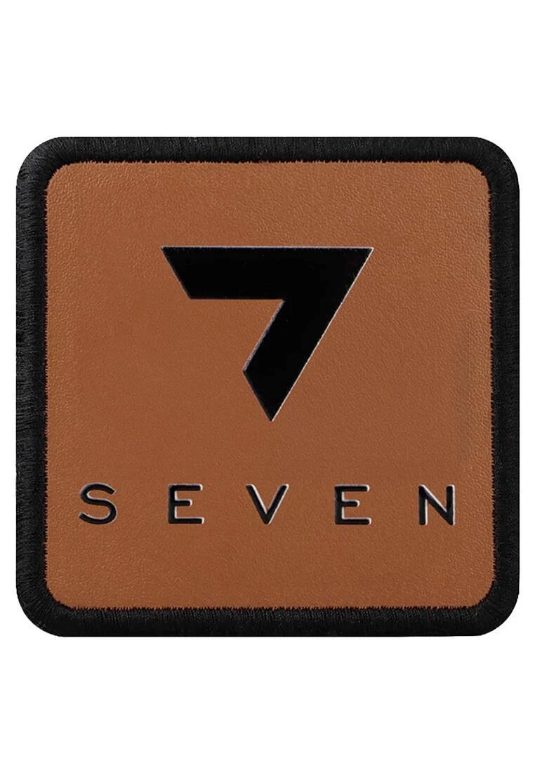 Unisex Kahverengi Değiştirilebilir Şapka Sticker- Number 7 Tasarım