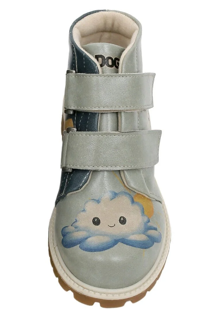 Kids Vegan Leather Turquoise Long Boots - Sometimes Maybe Good Design