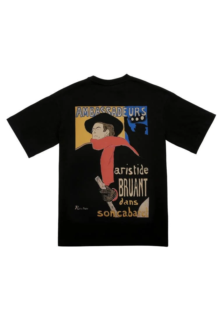 Men Vegan Black T-Shirt - Ambassadeurs Design