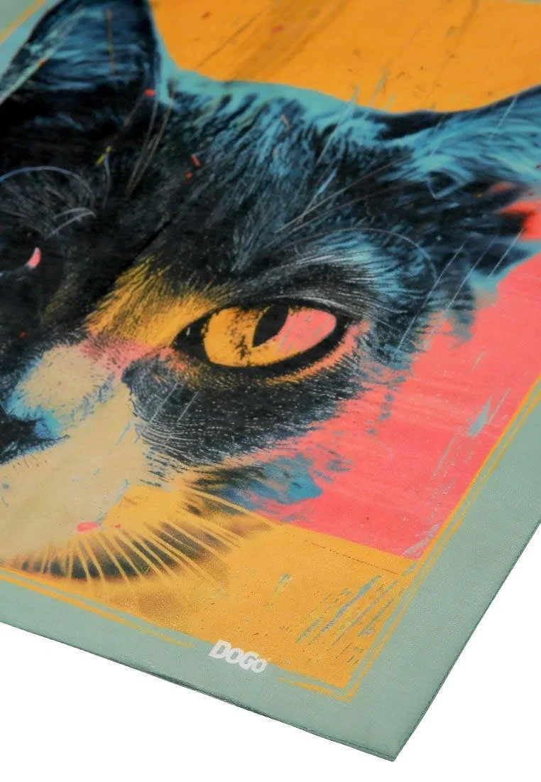 Multicolor Scarf - Pop Cat Design
