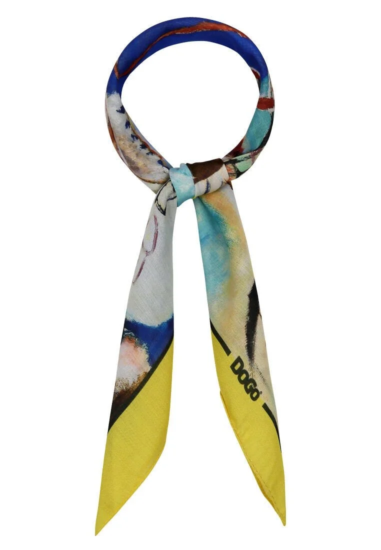 Multicolor Scarf - Vasily Kandinsky Cannons Design