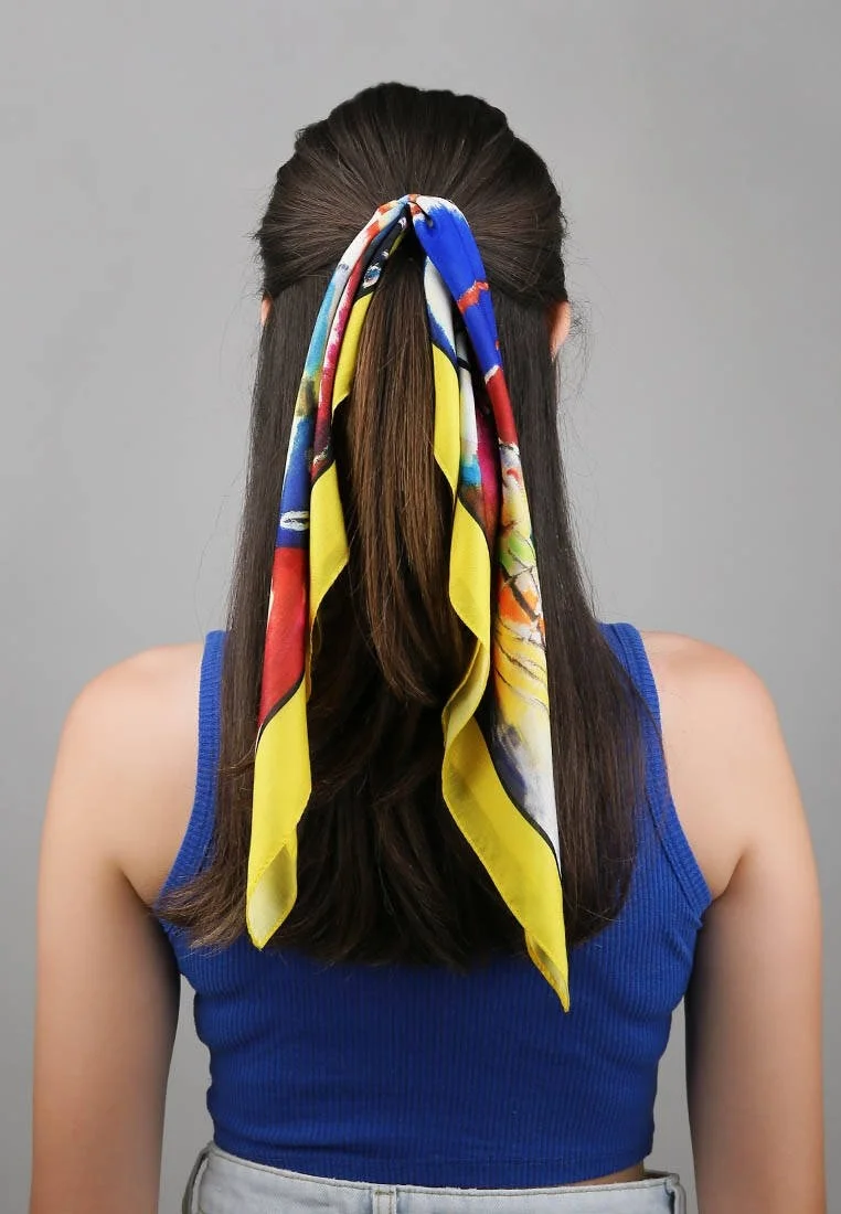 Multicolor Scarf - Vasily Kandinsky Cannons Design