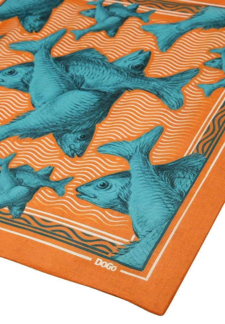 Multicolore Foulard - United Fish Motif