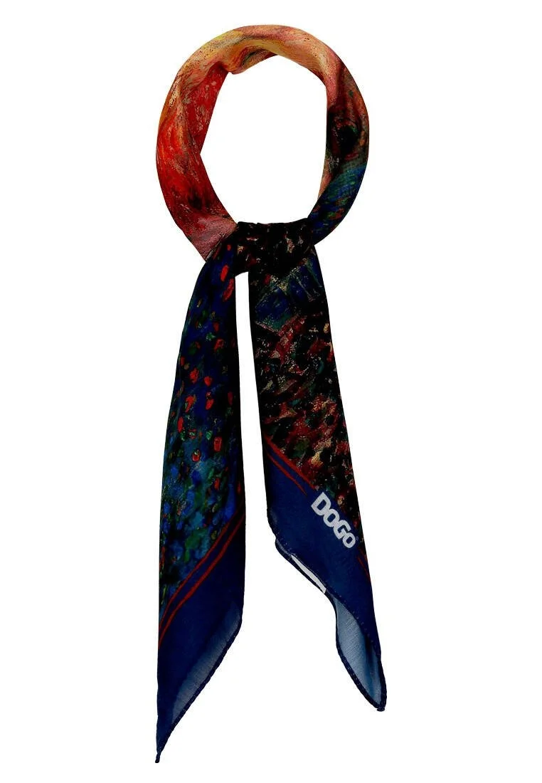Multicolore Foulard - Vincent van Gogh Self Portrait Motif