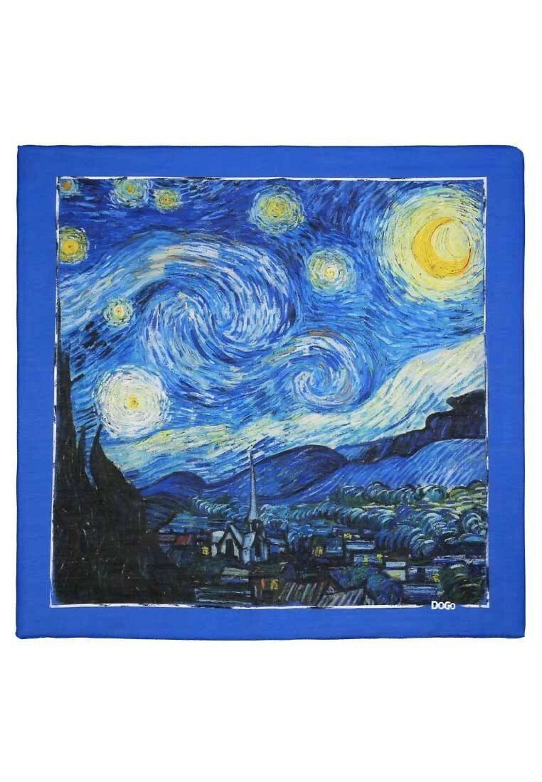 Multicolore Foulard - Vincent van Gogh Starry Dream Motif