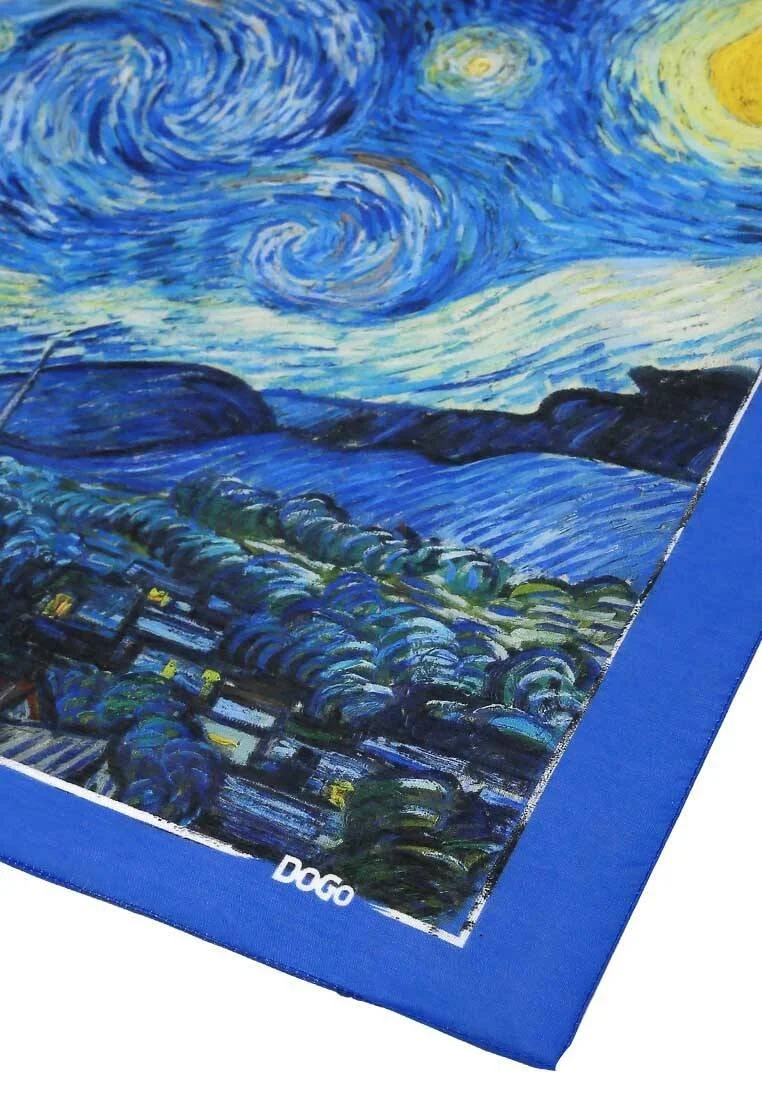 Multicolore Foulard - Vincent van Gogh Starry Dream Motif