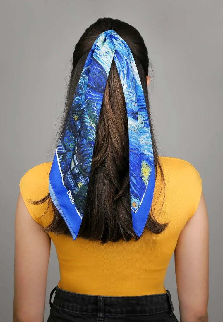 Multicolore Foulard - Vincent van Gogh Starry Dream Motif