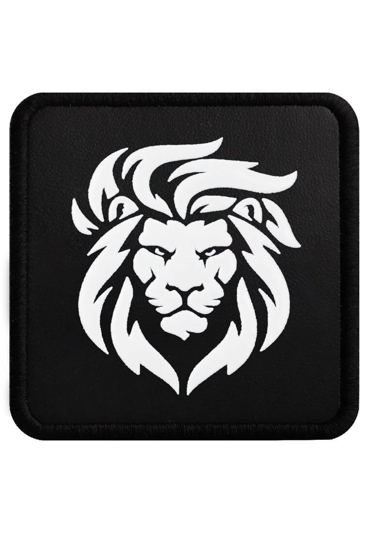 Unisex Siyah Değiştirilebilir Şapka Sticker - Lion Energy Tasarım