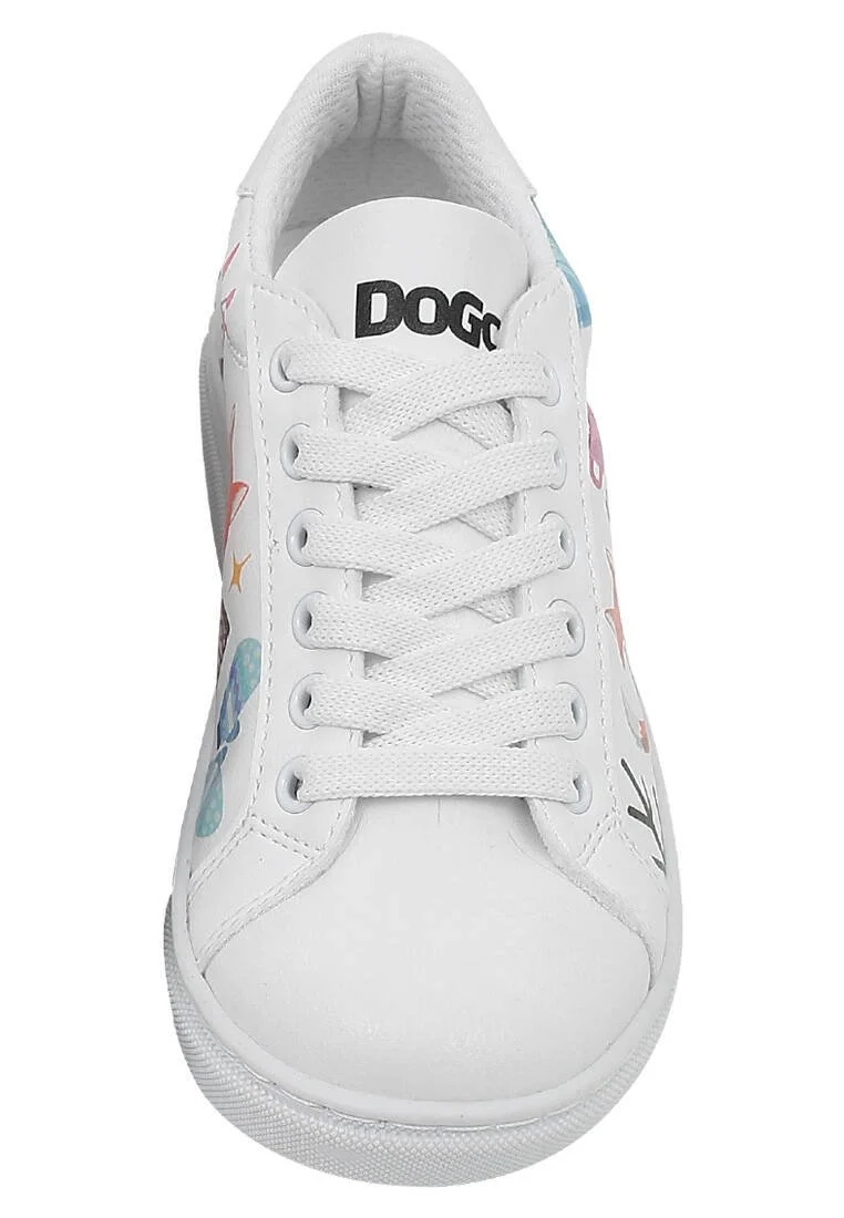 Unisex Çocuk Vegan Deri Beyaz Sneakers - Bitter Sweet Winter Tasarım