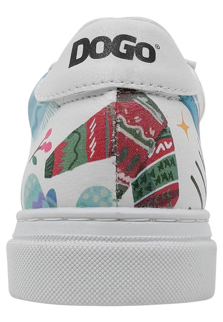 Unisex Çocuk Vegan Deri Beyaz Sneakers - Bitter Sweet Winter Tasarım