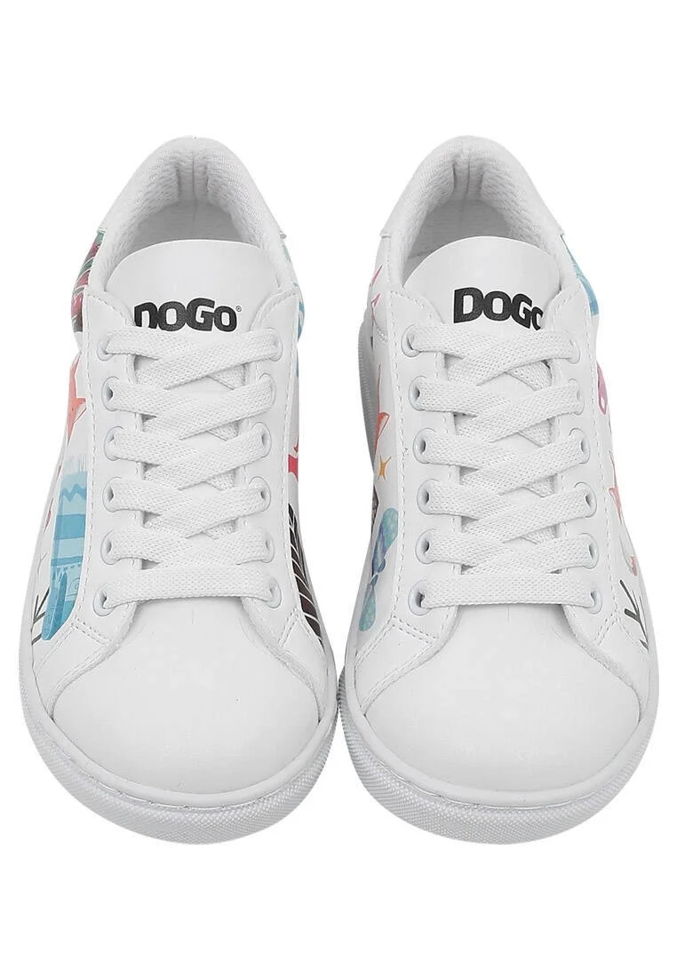 Unisex Çocuk Vegan Deri Beyaz Sneakers - Bitter Sweet Winter Tasarım