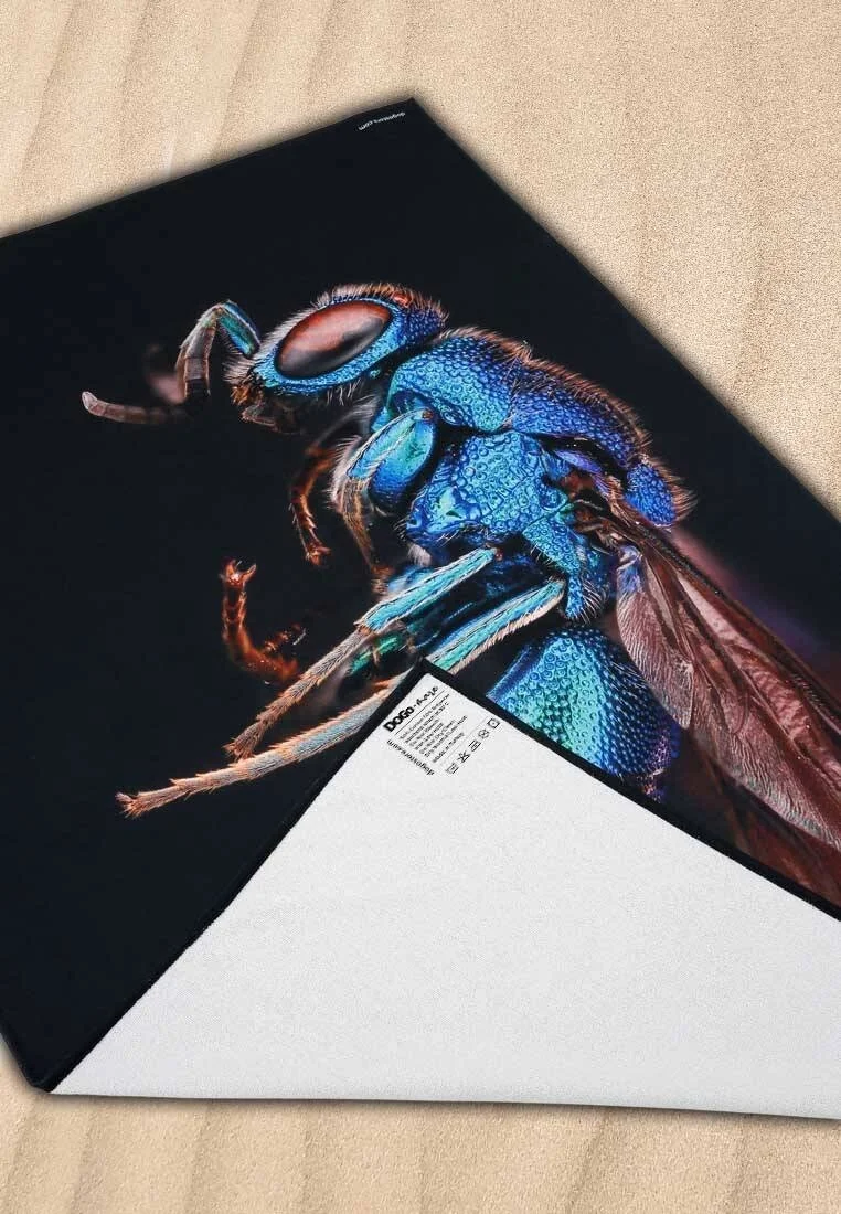 Unisex Çok Renkli Dogo Mare Deniz Havlusu - Cuckoo Wasp Tasarım