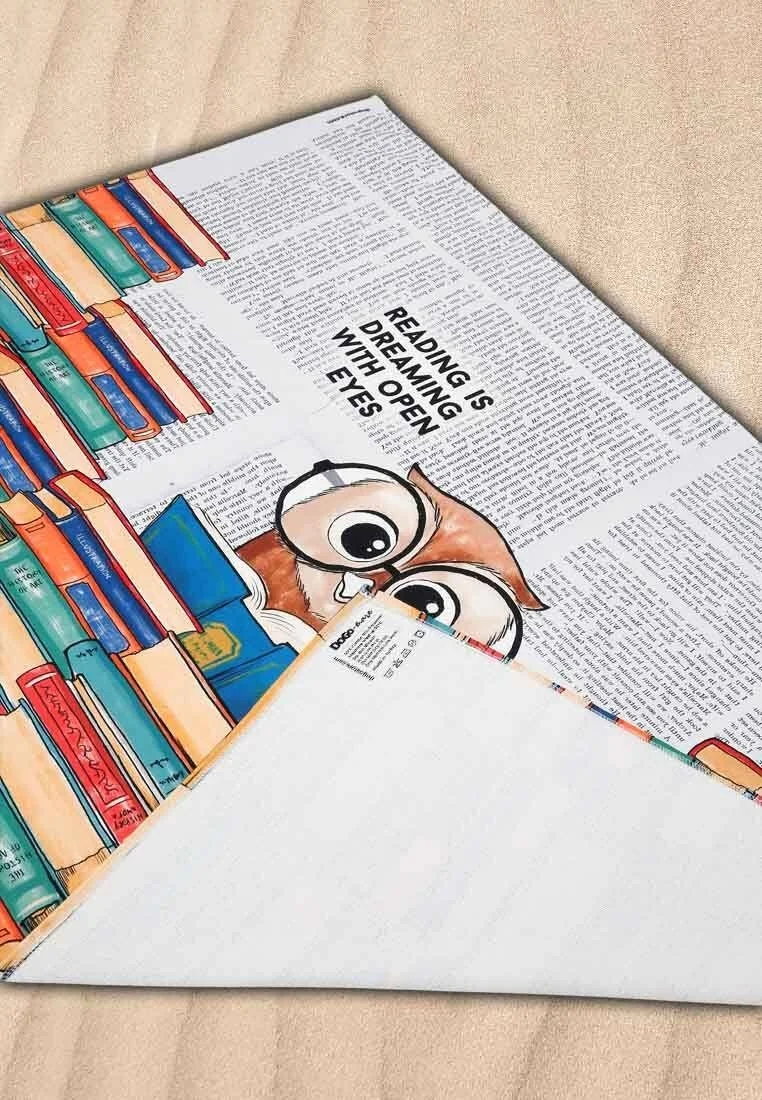 Unisex Multicolor Dogo Mare Beach Towel - The Wise Owl Design