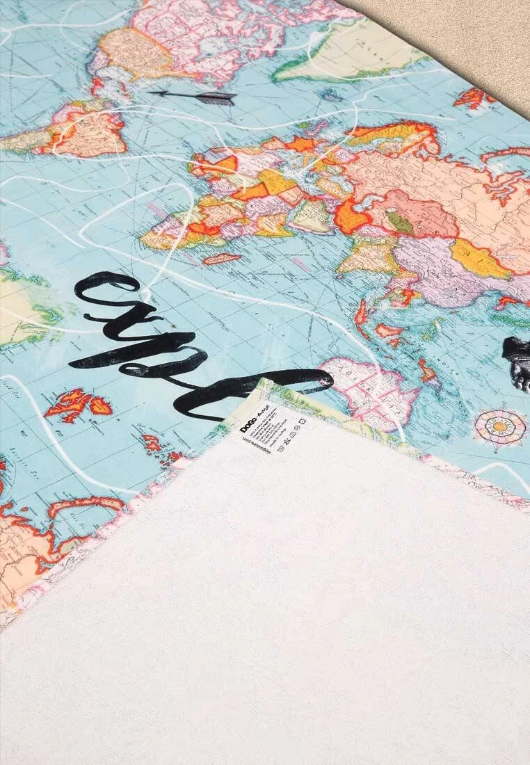 Unisex Multicolore Serviette de Plage - Explore Motif