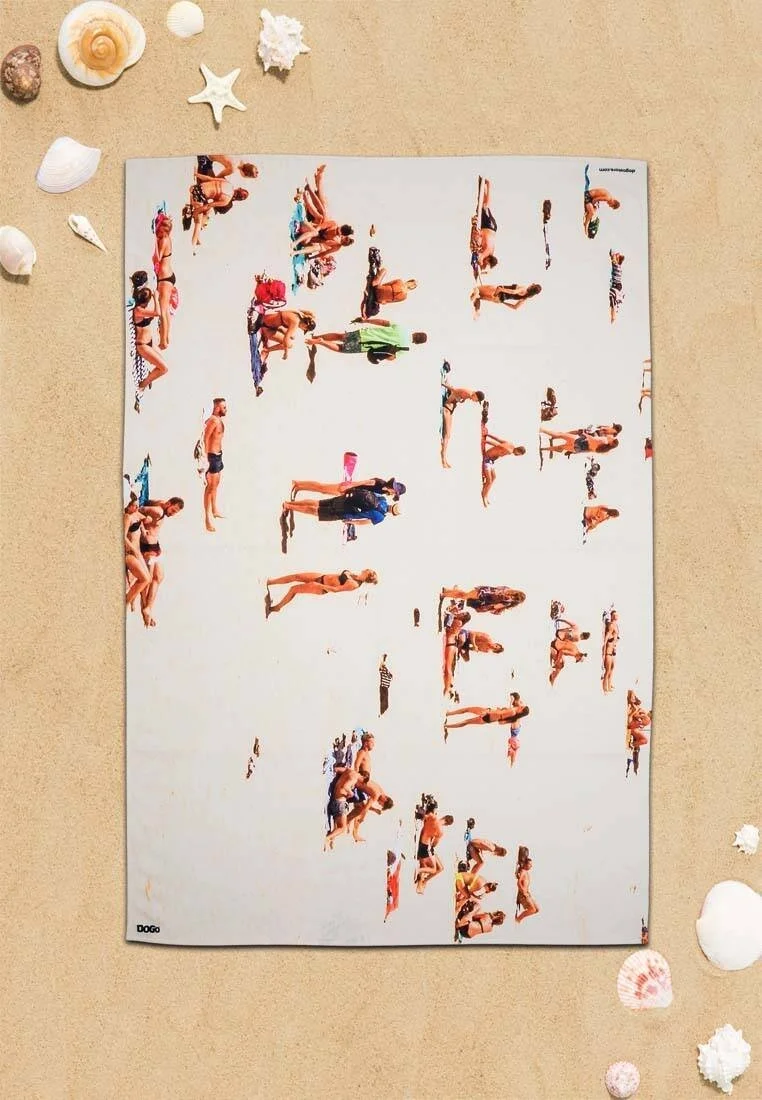 Unisex Multicolore Serviette de Plage - Beach People Motif